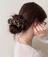 レオパード柄 ボリュームシュシュ 大きめ レディース 大人可愛い ヒョウ柄 ヘアゴム アニマル柄 ヘアアクセサリー おしゃれ ヘアアレンジ 簡単 まとめ髪 韓国風 88CXH-113